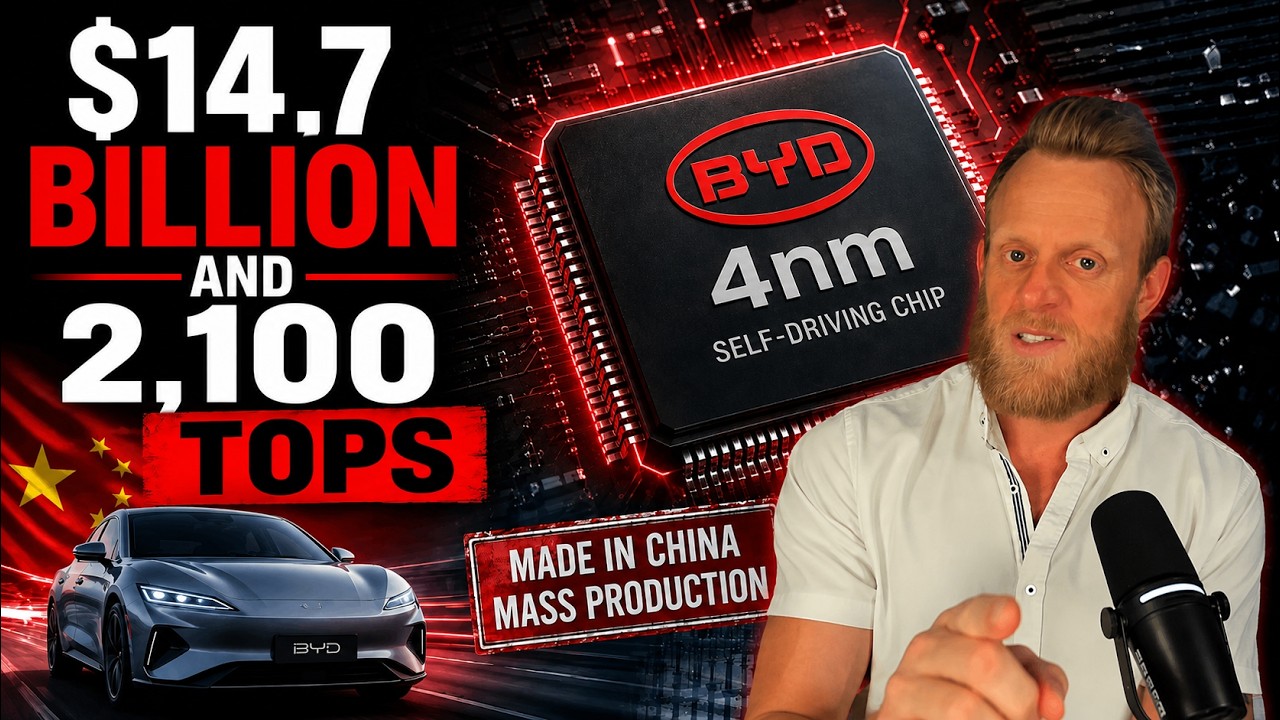BYD Just Built China's First 4nm Self-Driving Chip — It's Already in Mass Production