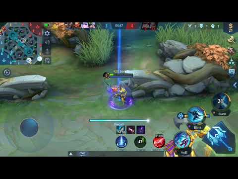 Mobile Legend ( My First Saber Game play) Ended well