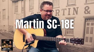 Video thumbnail for The NEW Martin Guitar SC-18E |  NAMM 2024 by Maury's Music