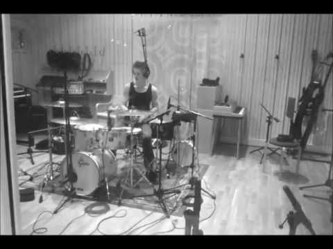 Pornopop NOR (studio) - Recording drums