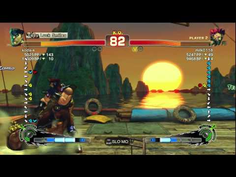 koda-k [M. Bison] vs. milk0118 [Akuma] | SSF4 AE