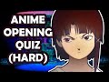 Anime Opening Quiz Hard 50 Openings