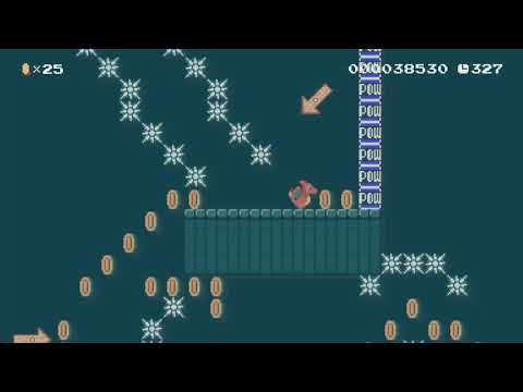 Charizard's Dungeon of Fire by crashbashr ~ World Record! - Super Mario Maker - No Commentary 1br