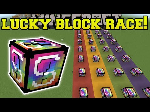 Minecraft: HORRIBLE NETHER LUCKY BLOCK RACE - Lucky Block Mod - Modded Mini-Game