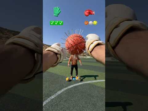 Asmr Which Gloves is Harder To Catch?🏀🏐🥎🧤#shorts #ball #asmr