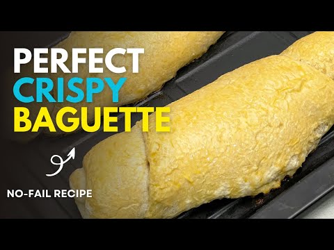 No-Fail French Baguette Recipe | French Bread | Crispy, Airy & Bakery-Perfect at Home