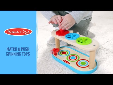 MATCH & PUSH SPINNING TOPS