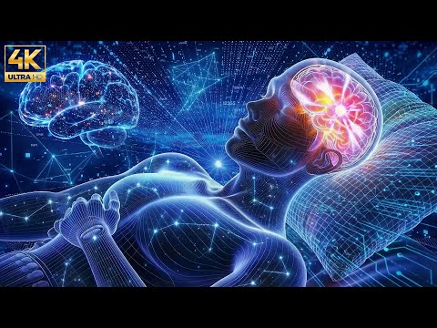 432Hz + 963Hz + 528Hz + 852Hz | The Deepest Healing Sleep: Whole Body Regeneration, Remove Insomnia