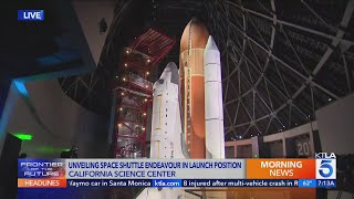 Here’s when you can finally see the new permanent L.A. home of Space Shuttle Endeavour 