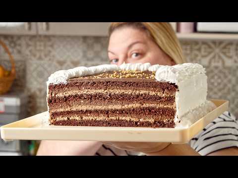 The best VEGAN cake I've made! Ferrero cake - Full of chocolate & hazelnuts!