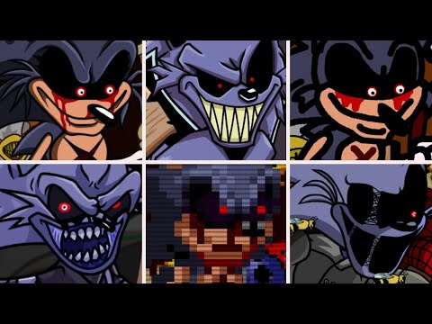 Friday Night Funkin' - Cycles but everytime it's Lord X turn a Different Skin Mod is used