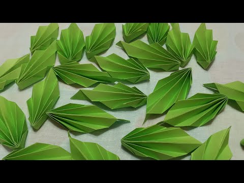 How to Make Paper Leaves - DIY Easy Paper Leaf Making Tutorial