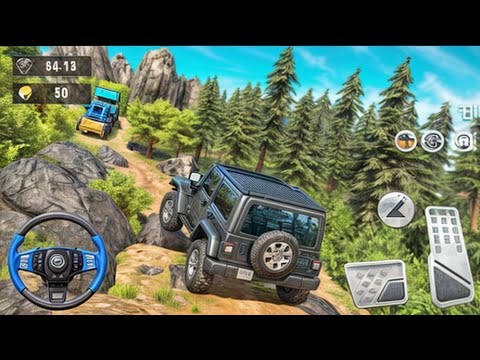 Offroad Jeep Driving Simulator - Luxury SUV 4x4 Prado Stunts - Android GamePlay
