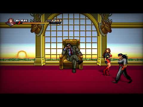 Streets of Rage 4 - Shiva and Mr X Throwback