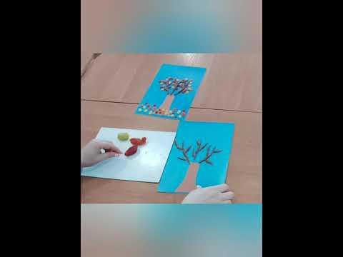 27.10.2025. Ліплення. Осіннє дерево. Середня група