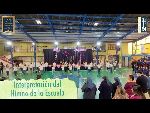 Himno Escuela Pío XII - Interpretación de Estudiantes en 71 aniversario