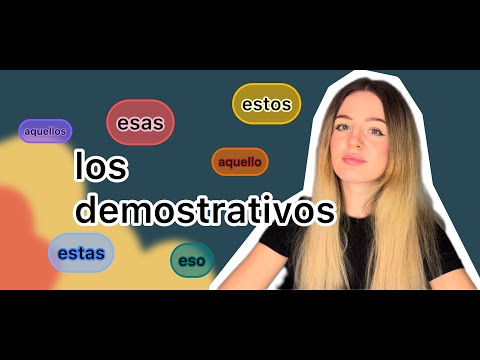los demostrativos - jak wskazywać na rzeczy po hiszpańsku - zaimki wskazujące