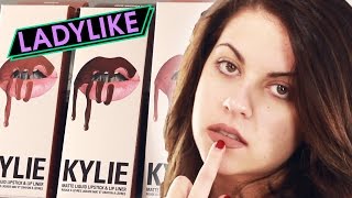 Women Try The Kylie Jenner Lip Kit • Ladylike