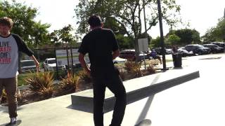 TODAY GABE LEARNS BACKSIDE CROOKED GRINDS