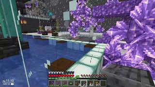 【LIVE】海底都市づくりの作業配信（マイクラ）_アメジスト回収施設作り2