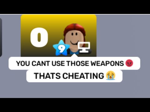 When your opponent blames the weapons in Rivals...