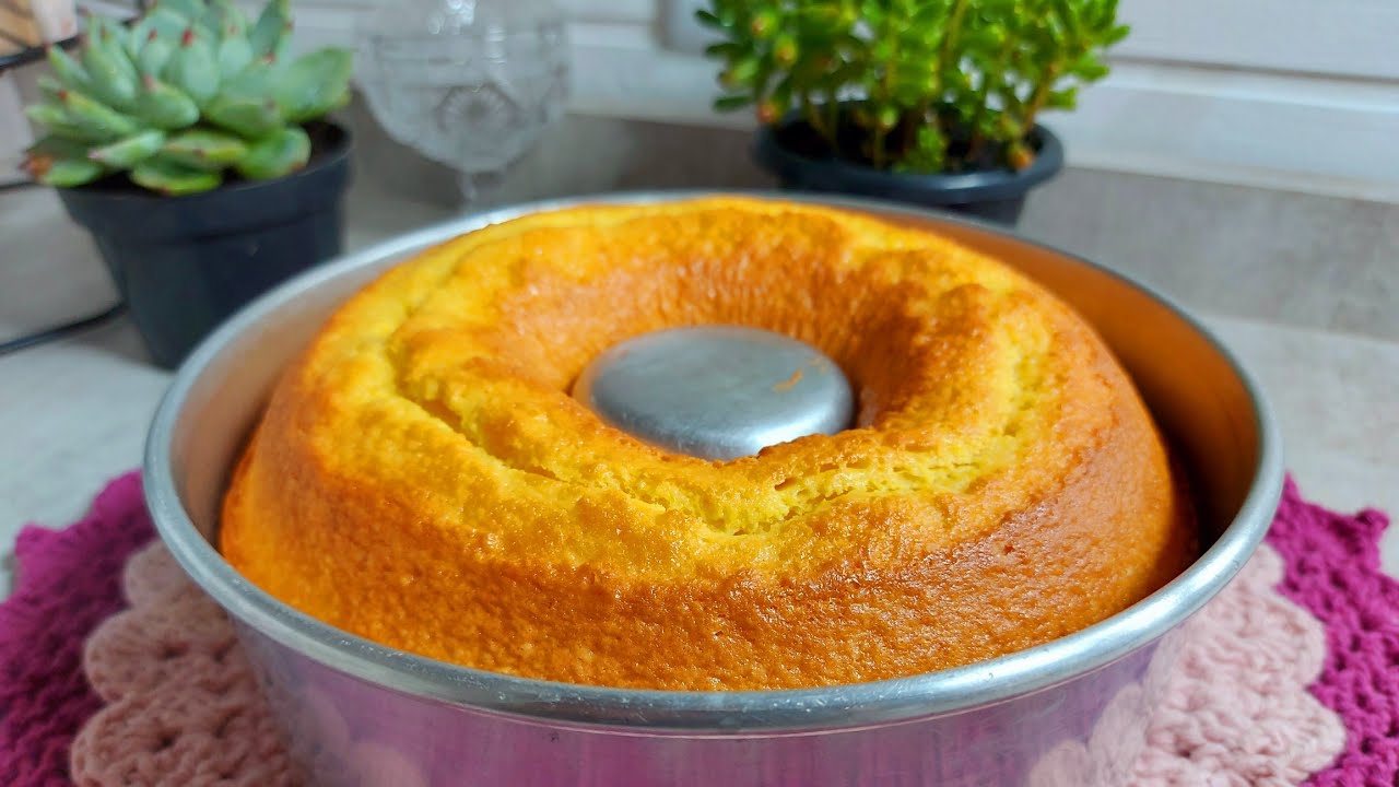 Bolo 4 COPOS + 1 LARANJA INTEIRA | Bolo fofinho e super gostoso para o café