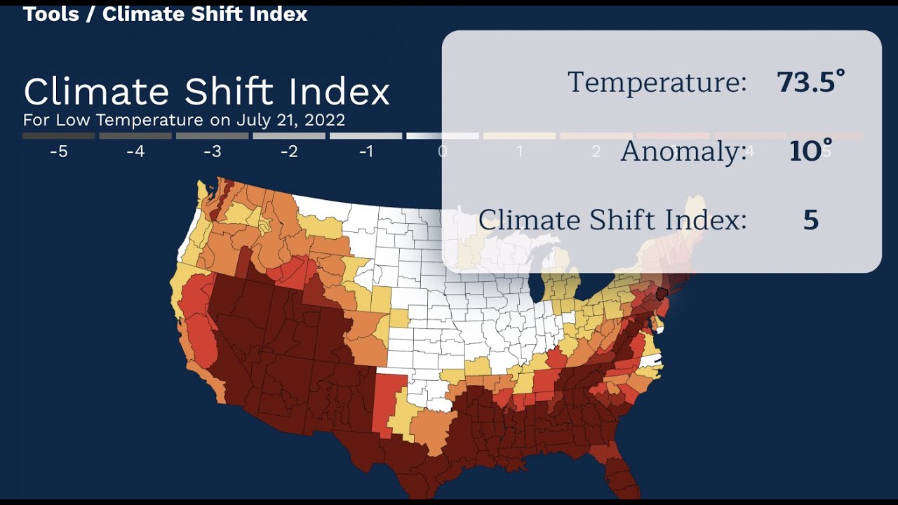 Climate Shift Index (CSI): A new tool to detect climate fingerprints on your local weather.