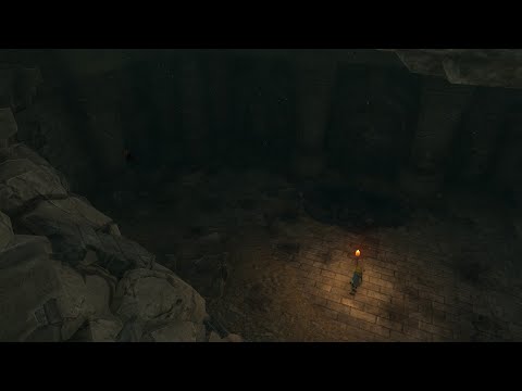 Zelda standing beneath Hyrule Castle (The Legend of Zelda: Tears of the Kingdom)