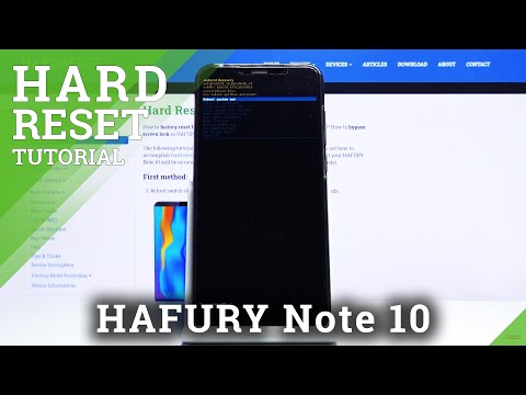 How to Perform Hard Reset in HAFURY Note 10 – Bypass Screen Lock