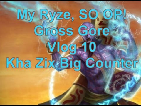 MY Ryze, IS SO OP | Kha Zix's BIg Counter | 1.9K?! | League Of Legends Commentary | Gross Gore