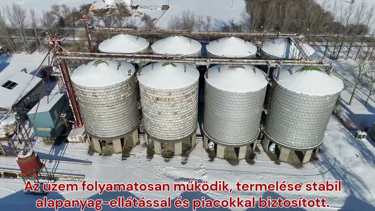 ELADÓ TERMÉNYKEVERŐ ÉS SZÁRÍTÓ ÜZEM,  TELEPHELY – Kondoros,  Békés vármegye