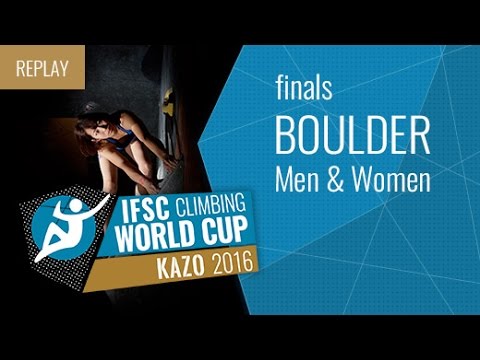 IFSC Climbing World Cup Kazo 2016 - Bouldering - Finals - Men/Women