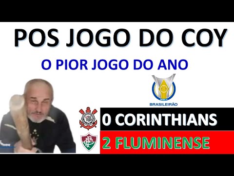 Pos Jogo Corinthians 0 x 2 Fluminense - Timão não joga nada e perde em casa para o fluzão