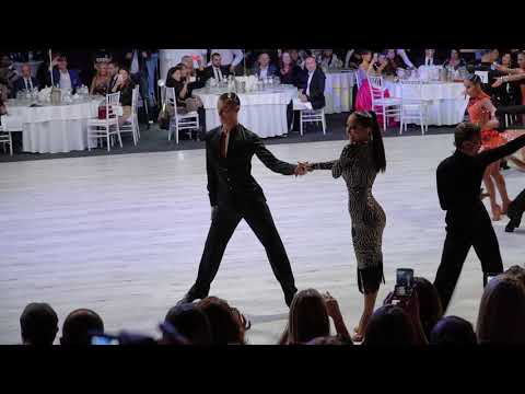Boris Denisov & Tanelia Shklyar   cha cha cha , Sofia Open 2018 1/2 Final Amateur Lat.