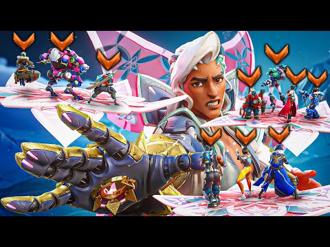 1 BUFFED Top 500 LIFEWEAVER vs *10* Bronze Players - Who wins?! (Overwatch 2)