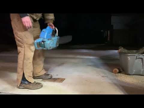 1960s Solo Model 70 (60112) Chainsaw Startup Motorsäge