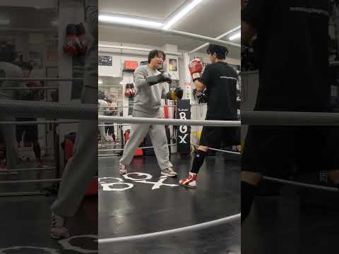 右ストレートに対してのディフェンス方法を解説1