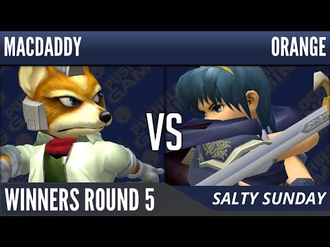 SS143 [Melee] - MacDaddy (Fox) vs Orange (Marth) - Winners Round 5