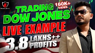 Trading Dow Jones American Market || Live Example || Booming Bulls || Anish Singh Thakur