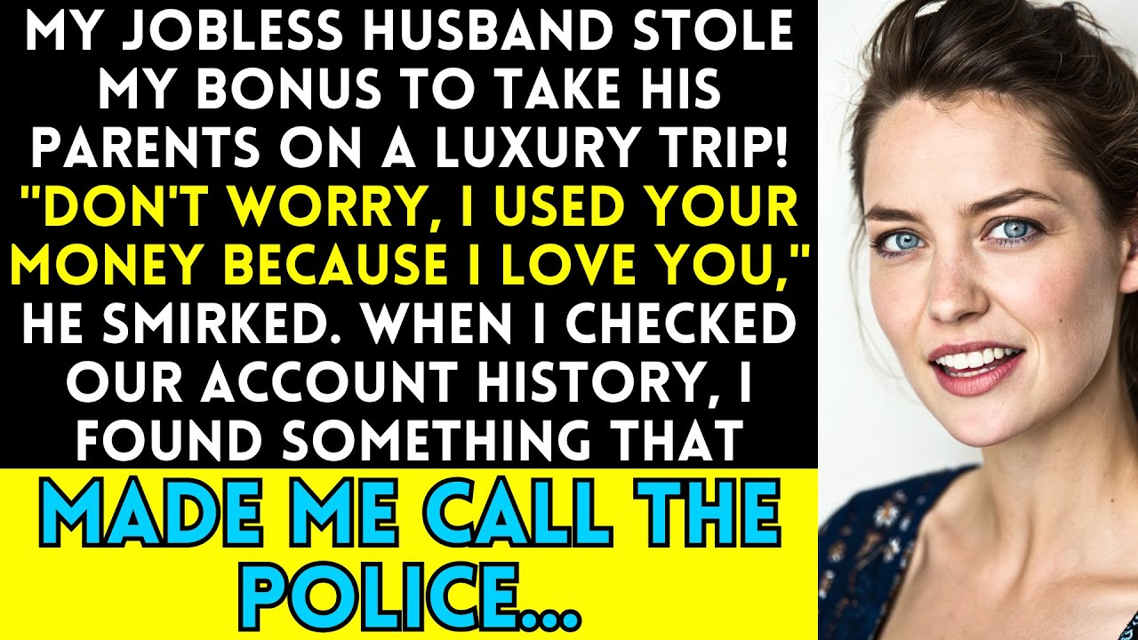 My Jobless Husband Stole My Bonus to Take His Parents on a Luxury Trip