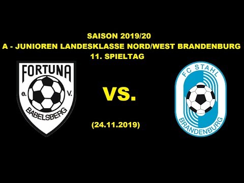 Saison 2019/20 A-Junioren Landesklasse Nord/West 11. Spieltag Fortuna Babelsberg vs. FC Stahl BRB