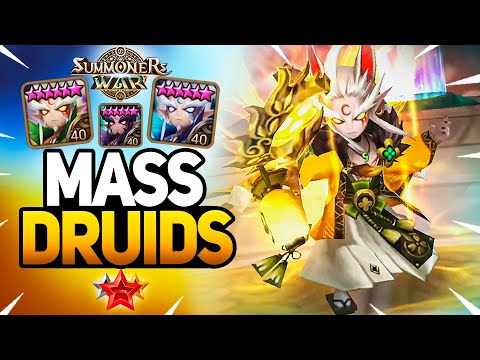 He Loves To Play with DRUIDS - Summoners War
