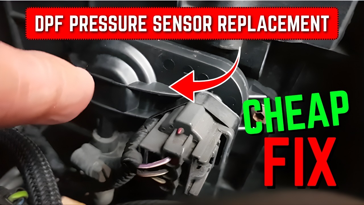 DPF Pressure Sensor Replacement | Cheap Fix That Actually Works ||