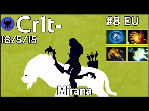 Cr1t- [EG] plays Mirana!!! Dota 2 7.21