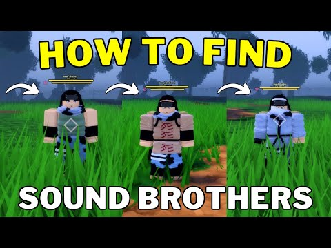 How To Find Sound Brothers in Ninja Time | Sound Brothers Location | Roblox