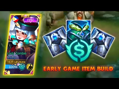 RUBY EARLY GAME ITEM BUILD YOU SHOULD TRY AS ROAMER!🔥RUBY BEST BUILD 2023