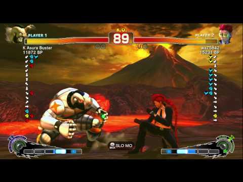 Haitani [Viper] vs K Asura Buster [Zangief] SSF4 Japanese Online Ranked Matches - TRUE-HD