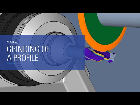 Grinding of a Profile | WALTER Tutorial
