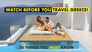 20 MUST know Greece Travel Tips - WATCH BEFORE YOU GO