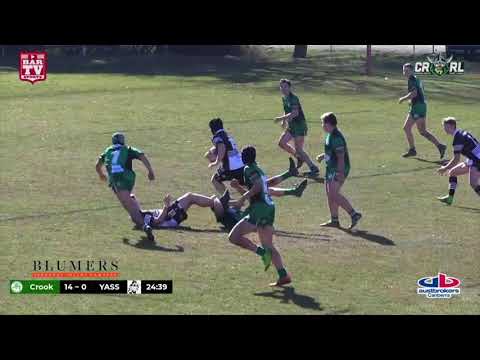 2018 George Tooke Shield - Youth League Round 14 Highlights - Crookwell v Yass